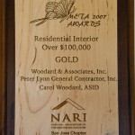 Residential Interior over $100,000 Gold